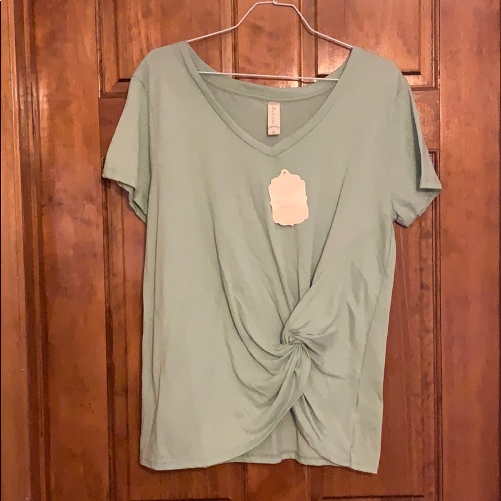 Altar’d State V-Neck Tied Top